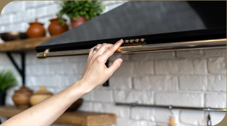 Purificador de la cocina amoblada